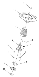 Tilt Steering Kit - Legacy Series Diagram and Parts List for 1687186  Simplicity Lawn Tractor Accessories