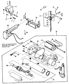 Lift Group - Electric Diagram and Parts List for 1690606  Simplicity Lawn Tractor Accessories