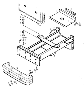 Sheet Metal And Frame - Front Frame And Weight Group (3486i29) Diagram and Parts List for 9528 2097173 Simplicity Lawn Tractor