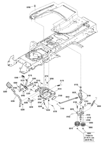 Controls Group Diagram and Parts List for 2691419-01  Simplicity Lawn Tractor