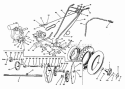 Tractor Group (3736I02) Diagram and Parts List for MODEL  Simplicity Lawn Mower