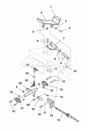 Motion Control Group - Trailer (7098Mcgt) Diagram and Parts List for TW2061  Simplicity Lawn Tractor