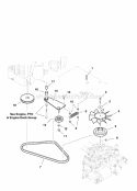 Transaxle Drive Group (7098Tdg) Diagram and Parts List for TW2061  Simplicity Lawn Tractor