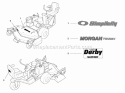 Decals - Brand  Model (7098Dbm) Diagram and Parts List for TW2061  Simplicity Lawn Tractor