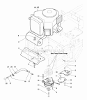 Engine Group - Pto - Briggs  Stratton (7034Epgb) Diagram and Parts List for ZT2148  Simplicity Lawn Tractor