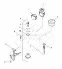 Instrument Panel Group (7090Ipg) Diagram and Parts List for ZT2148T  Simplicity Lawn Tractor