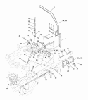 Motion Control Group (7090Mcg) Diagram and Parts List for ZT2148T  Simplicity Lawn Tractor
