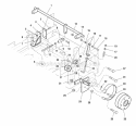 Parking Brake Group - Lower (7090Pbgl) Diagram and Parts List for ZT2148T  Simplicity Lawn Tractor