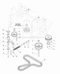 Pump Drive Group (7090Pdg) Diagram and Parts List for ZT2148T  Simplicity Lawn Tractor