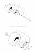Tire  Wheel Group (7090Twg) Diagram and Parts List for ZT2148T  Simplicity Lawn Tractor
