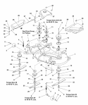 54 Mower Housing Cover Arbor  Blade Group (7010Cabg) Diagram and Parts List for ZT2354  Simplicity Lawn Tractor