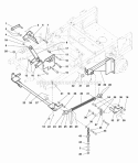 Lift Group (7012Dlg) Diagram and Parts List for ZT2561  Simplicity Lawn Tractor