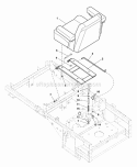 Seat  Seat Mount Group (7012Ssmg) Diagram and Parts List for ZT2561  Simplicity Lawn Tractor