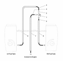 Fuel Supply Hose Group (7012Fshg) Diagram and Parts List for ZT2561  Simplicity Lawn Tractor