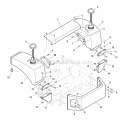 Fuel Tank Mount  Bumper Group (SN 138  Below) (7087Ftg1) Diagram and Parts List for ZT2561F  Simplicity Lawn Tractor
