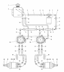 Hydraulic Group (7087Hg) Diagram and Parts List for ZT2561F  Simplicity Lawn Tractor