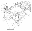 Main Frame  Front Suspension Group (7087Mfsg) Diagram and Parts List for ZT2561F  Simplicity Lawn Tractor