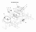Reservoir Mount  Battery Group (4235Rmbg) Diagram and Parts List for 1694764  Simplicity Lawn Tractor