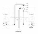 Fuel Supply Hose  Tank Replacement Part Group (SN 138  Below) (7087Trg1) Diagram and Parts List for ZT2761F  Simplicity Lawn Tractor