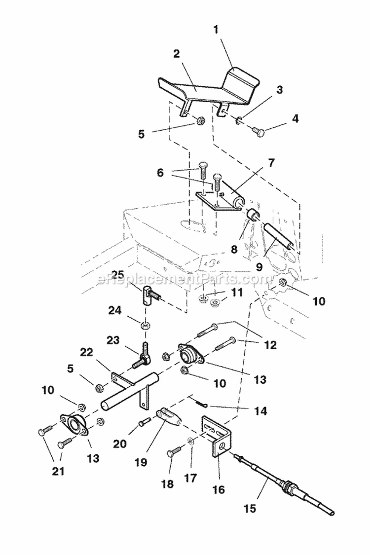Motion Control Group - Trailer (7098Mcgt) Diagram and Parts List for TW2061  Simplicity Lawn Tractor