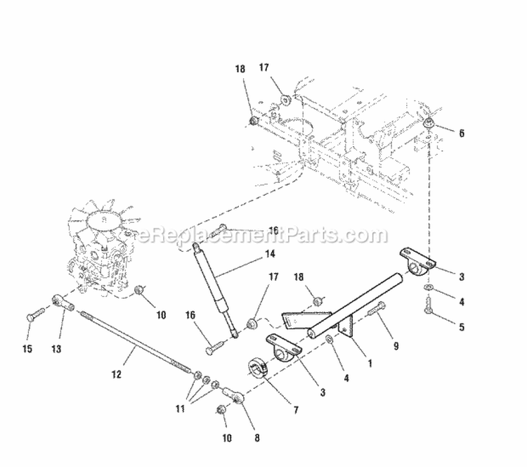 Motion Control Group - Lower (4235Mcgl) Diagram and Parts List for 1694764  Simplicity Lawn Tractor
