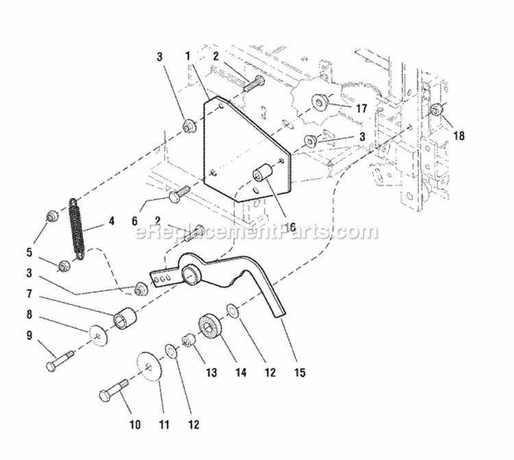 Neutral Return Group (SN 1026  Below) (7087Nrg1) Diagram and Parts List for ZT2561F  Simplicity Lawn Tractor