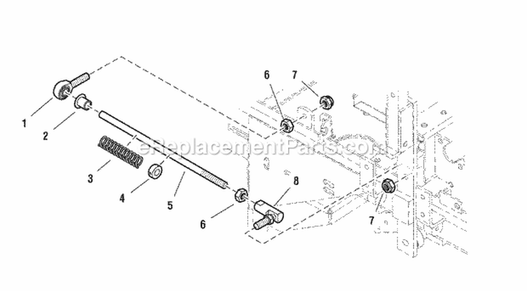Neutral Return Group (4235Nrg2) Diagram and Parts List for 1694764  Simplicity Lawn Tractor