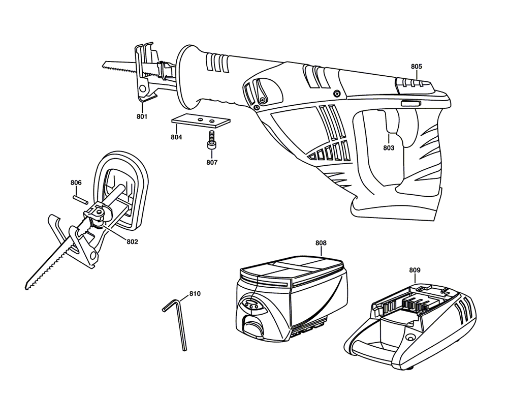 Fig-0 Diagram and Parts List for 9350-01 F012935001 Skil Saw
