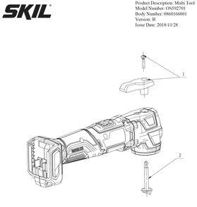 Part Location Diagram of 3550818001 Skil Lock Pole