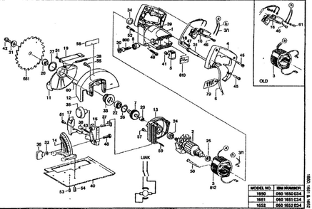 Part Location Diagram of 3601032500 Skil Cord clamp