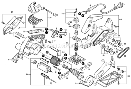 Part Location Diagram of 2610394627 Bosch Auxiliary Handle