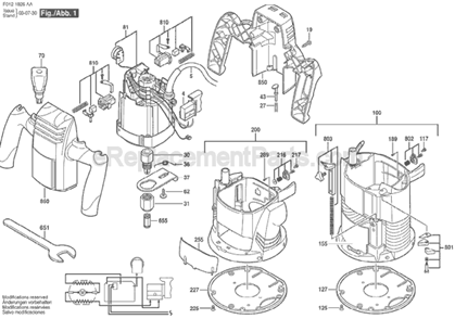 Part Location Diagram of 2610992417 Bosch Tool WRENCH