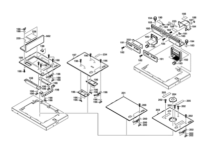 Part Location Diagram of 2610924947 Bosch Fence