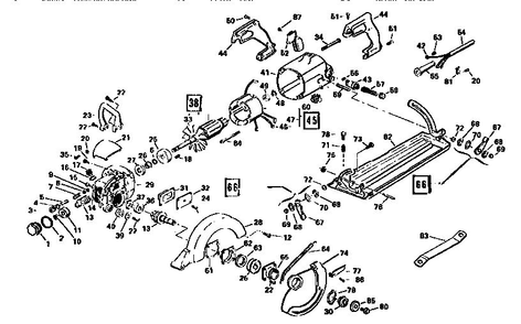 Part Location Diagram of 3719 Skil Clamp
