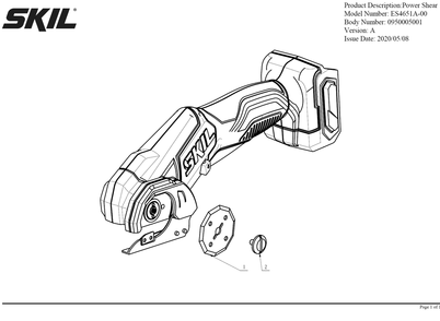 Part Location Diagram of 3550941002 Skil Flange With Thread