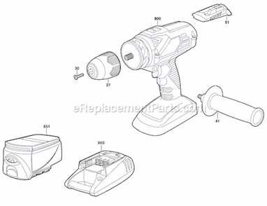 Part Location Diagram of 1619X01440 Bosch Handle