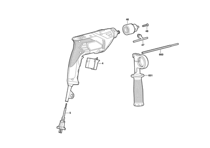 Part Location Diagram of 4870696038 Skil On-Off Switch