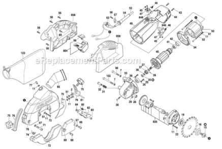 Part Location Diagram of 1619PA0355 Skil Spring