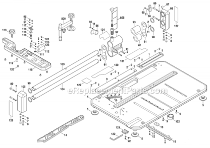 Part Location Diagram of 1619PA0200 Skil Holder
