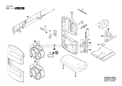 Part Location Diagram of 2610958835 Skil Switch, Key