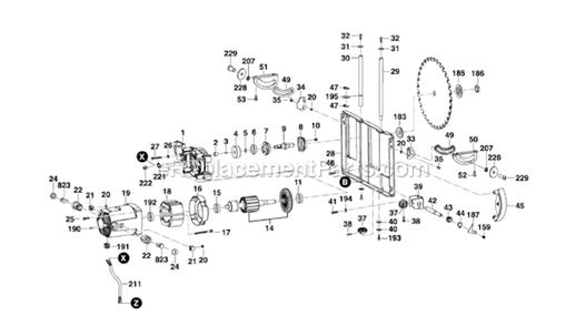 Part Location Diagram of 2610955233 Bosch Brush-Cover