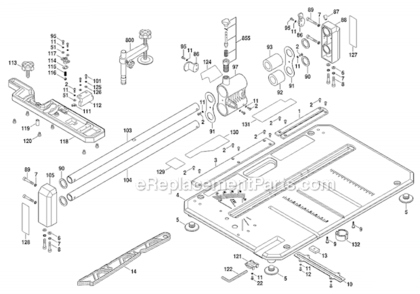 Page B Diagram and Parts List for 3601  Skil Circular Saw