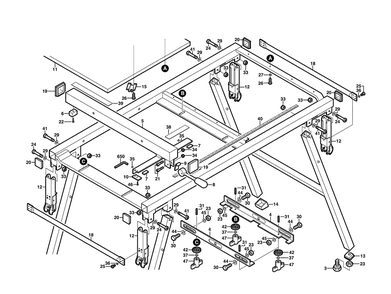 Part Location Diagram of 2610967412 Bosch Latch