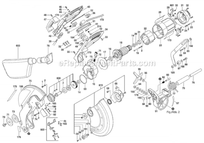Part Location Diagram of 2610005699 Skil Switch Button