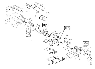 Part Location Diagram of 16167 Skil Connector