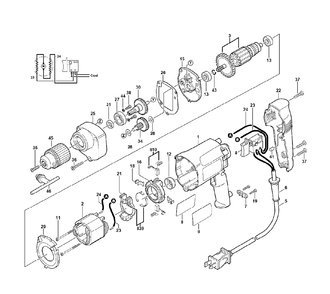 Part Location Diagram of 2610018632 Skil Retaining Ring