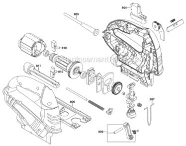 Page A Diagram and Parts List for 4290-02  Skil Jig Saw