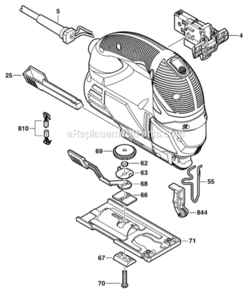 Part Location Diagram of 1619X03193 Bosch Tool BRUSH SET