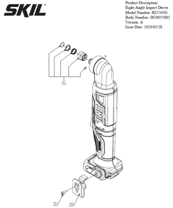 Part Location Diagram of 3705756002 Skil Hook Assembly