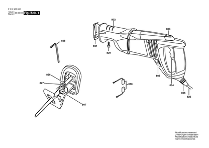 Fig-0 Diagram and Parts List for 9250-01  Skil Saw
